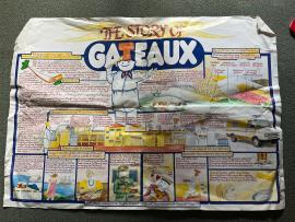 History of Gateaux Advertising Poster