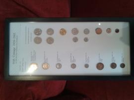 Complete set of Irish Coinage 1928-2002