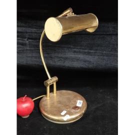 Vintage brass banker's lamp
