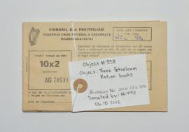 Three Petroleum Ration Books