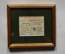 1943 Postcard from George Bernard Shaw