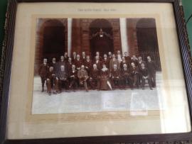 Framed Irish Times staff photograph May 1900
