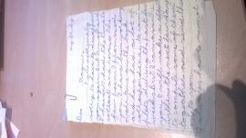 Letter between Christy Brown's to Mrs.Maguire