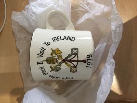 Mug commemorating visit of JP II 1979