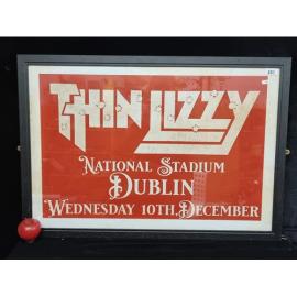 Thin Lizzy at the National Stadium Poster