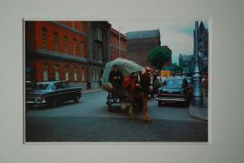 1961 Horse and Cart in Dame Street by Charles Cushman
