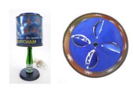 'Babycham - The sparkle of happiness' advertising lamp