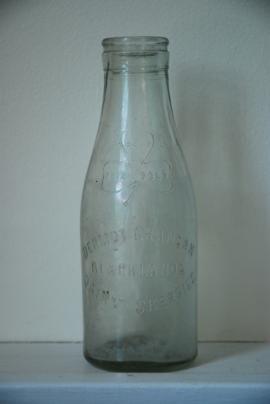 1950s Dermot Brangan Milk Bottle