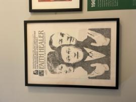 1980 Brian Friel Faith Healer Abbey Theatre Poster