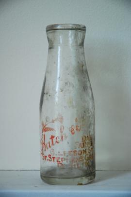 1950s Hatch and Sons Milk Bottle