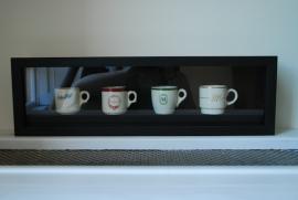 1970s Collection of Dublin hotel tea cups