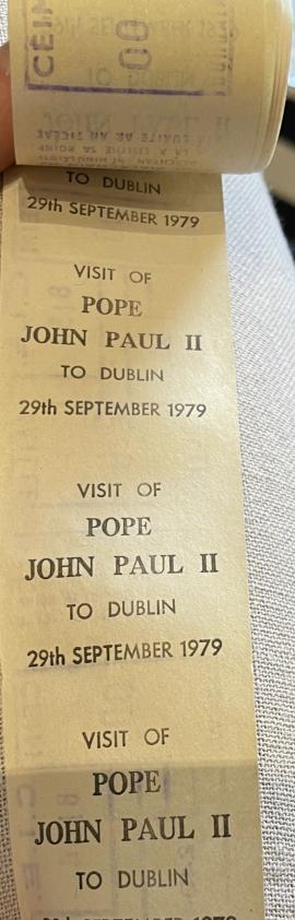 Pope Visit Bus Tickets