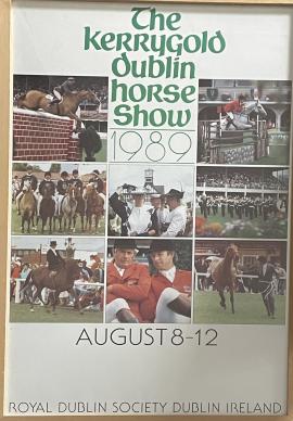 1989 Dublin Horse Show Poster