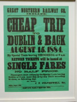 1884 Great Northern Railway Poster