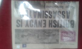 Evening Press - British Envoy Assassinated