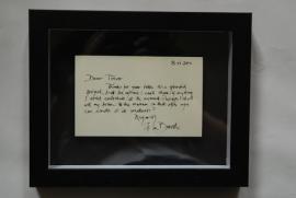 2011 Letter from John Banville