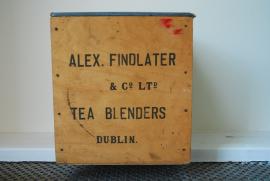 1940s Alex Findlater and Co Tea Chest