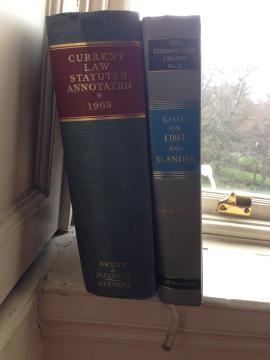 Two volumes current Law Statutes annotated 1965