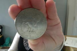 One dollar silver coin, 1972