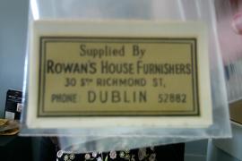 Transfer sticker for Rowan's House Furnishers
