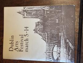 Dublin Arts Festival Programme March 5-14 1976
