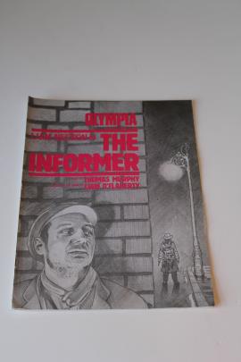 Programme for 'The Informer' starring Liam Neeson at The Olympia