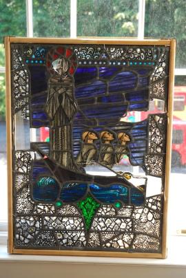 1920s Stained Glass Window by Harry Clarke