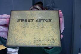 Sweet Afton Virginia Cigarettes Tin