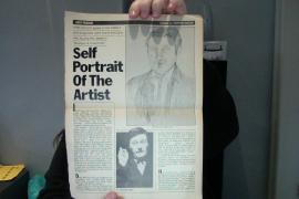 Magazine cutting, article about Donal McCann