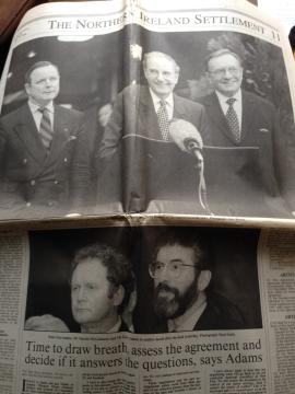 Belfast agreement special edition Irish Times April 11th 1998