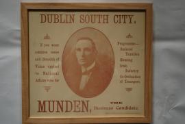 1923 Patrick Munden Election Poster