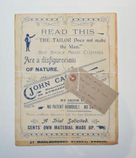 4 Pamphlets advertising Caslin Tailor's