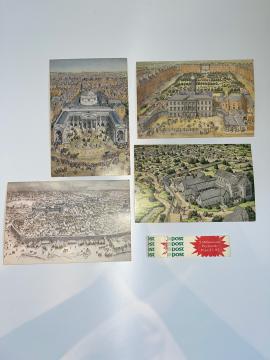 1988 Millennium set of four postcards