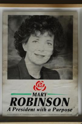 1990 Mary Robinson Election Poster