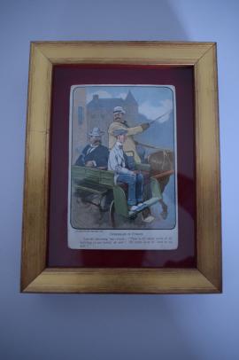Framed postcard "Overheard in Dublin"
