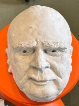 Flann O'Brien (Brian O'Nolan) 'Death Mask'