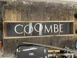 Original Coombe Hospital Sign