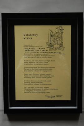 1988 Valedictory Verses by Séamus Heaney