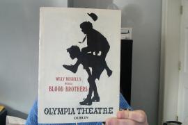 Programme for Blood Brothers at Olympia Theatre 1986