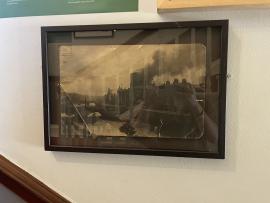 Original Photo of Four Courts Fire