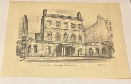 Etching of Charlemount House Dublin