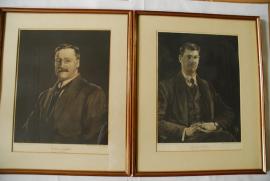 1922 Michael Collins and Arthur Griffith portraits by Sir John Lavery