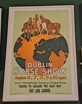 1957 Dublin Horse Show Poster