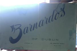 Barnardos of Dublin blue box