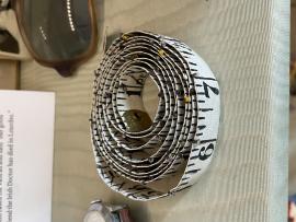 Dr James Hanlon's braille measuring tape